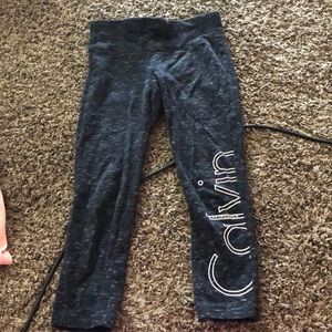 Calvin Klein workout capris